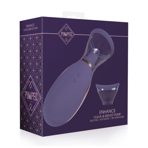 Pompa stymulująca łechtaczkę i piersi - Enhance - Automatic - 13-Speed - Silicone - Rechargeable Vulva & Breast Pump Pumped