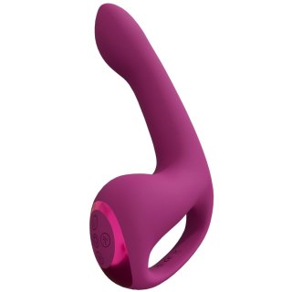Riko - Rechargeable Triple Action Thumper with Advanced Finger Motion & Pulse Wave Stimulator - Pink Vive