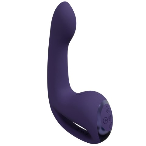 Riko - Rechargeable Triple Action Vibrator with Advanced Finger Motion & Pulse Wave Stimulator - Purple Vive