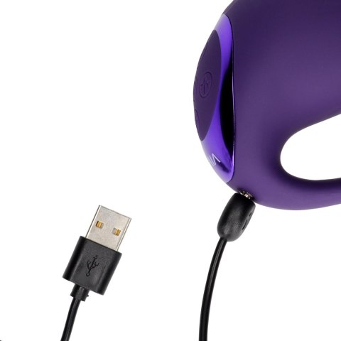 Riko - Rechargeable Triple Action Vibrator with Advanced Finger Motion & Pulse Wave Stimulator - Purple Vive