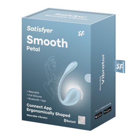 Stymulator punktu G - Smooth Petal light blue Satisfyer