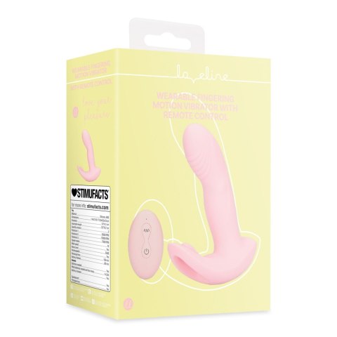 Wibrator punktu G z dodatkową stymulacją łechtaczki - Wearable Fingering Motion Vibrator with Remote Control Loveline