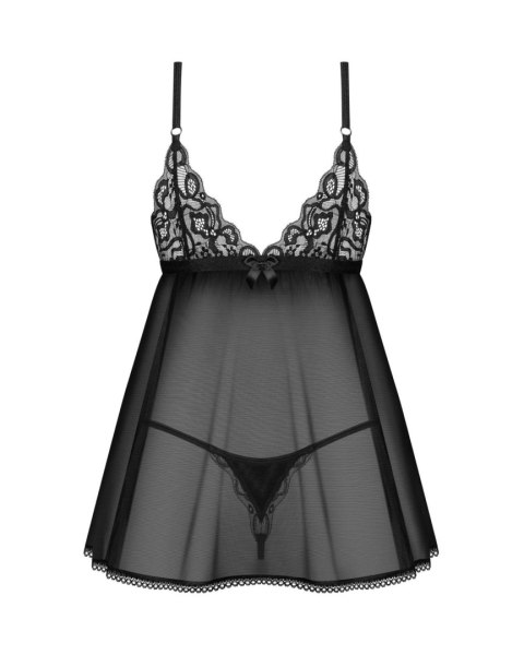 Blomentis babydoll i stringi XS/S Obsessive