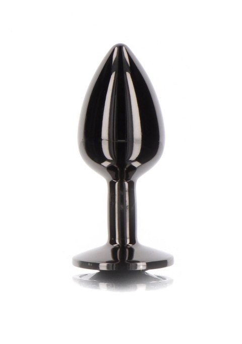 Butt Plug With Diamond Jewel M Black Taboom