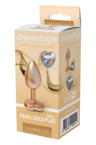 GLEAMING LOVE MATTE GOLD PLUG SMALL Dream Toys