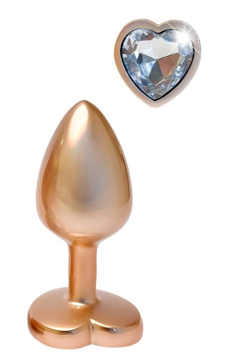 GLEAMING LOVE MATTE GOLD PLUG SMALL Dream Toys