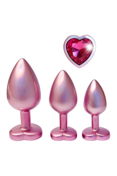 GLEAMING LOVE MATTE PINK PLUG SET Dream Toys