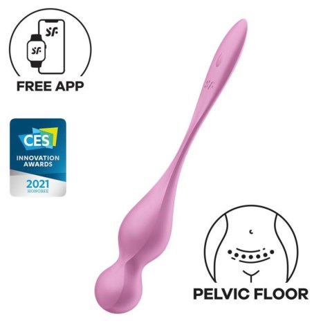 Wibrator punktu G sterowany smartfonem - Love Birds 1 pink Satisfyer