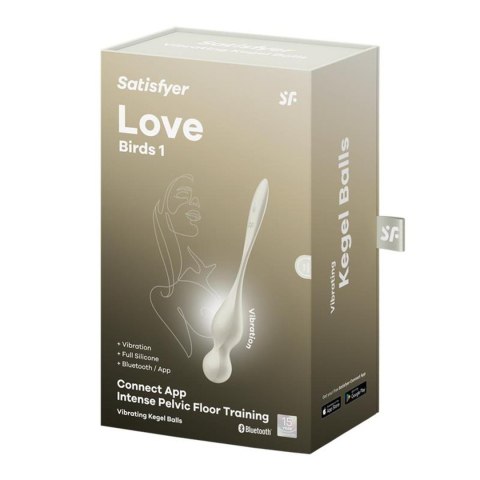 Wibrator punktu G sterowany smartfonem - Love Birds 1 white Satisfyer