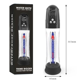 Automatyczna, wodna pompka próżniowa - Electric water pump, LCD, magnetic USB, 4 speeds B - Series Power