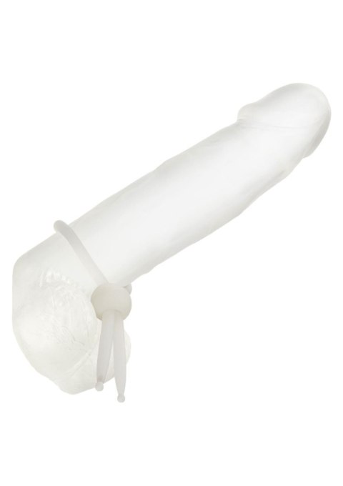 Regulowany pierścień erekcyjny - Silicone Lasso White Calexotics