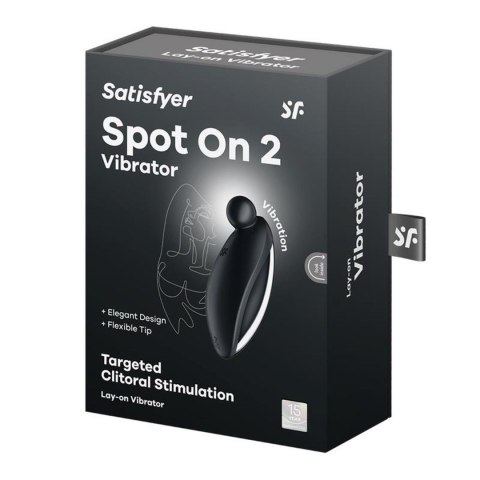 Wibrator, Stymulator Łechtaczki - Spot On 2 black Satisfyer