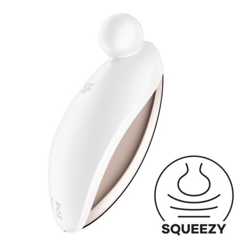 Wibrator, Stymulator Łechtaczki - Spot On 2 white Satisfyer