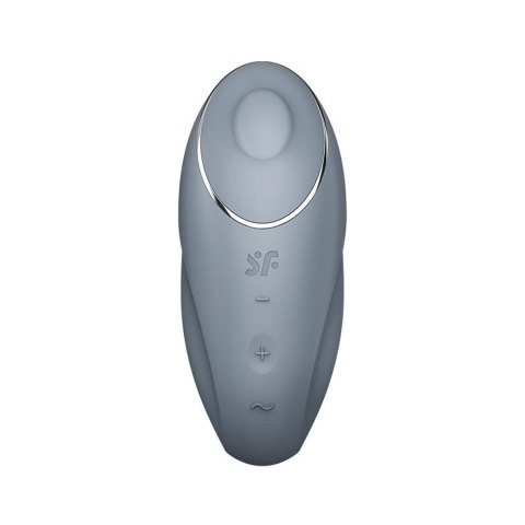 Wibrator, Stymulator Łechtaczki - Tap & Climax 1 bluegrey Satisfyer