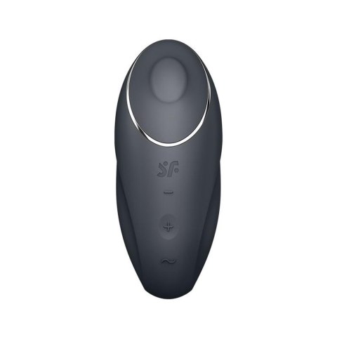 Wibrator, Stymulator Łechtaczki - Tap & Climax 1 grey Satisfyer