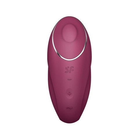 Wibrator, Stymulator Łechtaczki - Tap & Climax 1 red Satisfyer