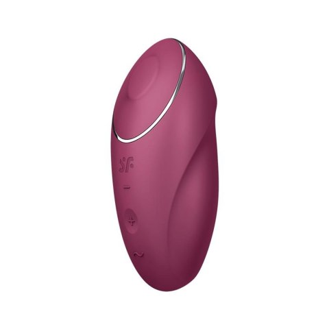 Wibrator, Stymulator Łechtaczki - Tap & Climax 1 red Satisfyer