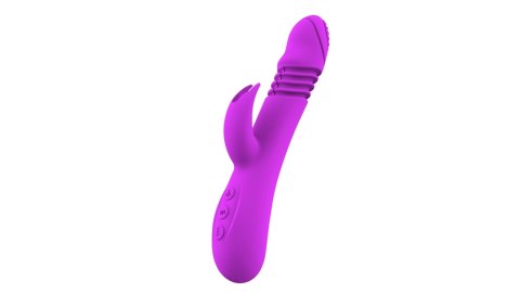 Wibrator królik - -Ella, 7 vibration modes 3 thrusting function, Heating B - Series Power