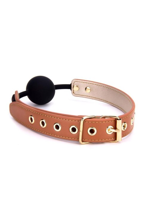 BLAZE ELITE BALL GAG COGNAC VEGAN LEATHER Dream Toys