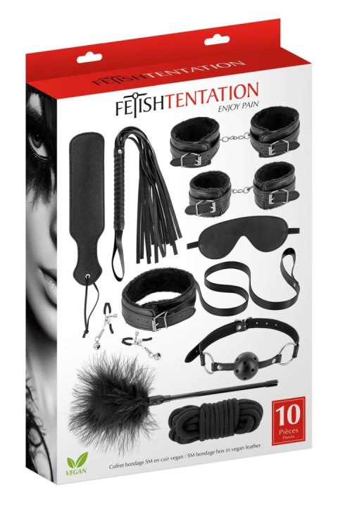 Coffret Bondage SM 10 pieces Fetish Tentation