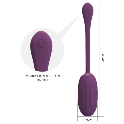 PRETTY LOVE - Doreen, 12 vibration functions 3 electric shock functions Mobile APP Long-distance Control Pretty Love