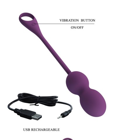 PRETTY LOVE - Elvira dark Purple, 12 vibration functions Mobile APP Long-distance Control Pretty Love