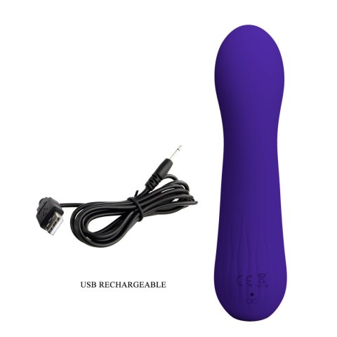 PRETTY LOVE - Faun dark Purple,G-spot vibrator, 12 vibration functions Memory function Pretty Love