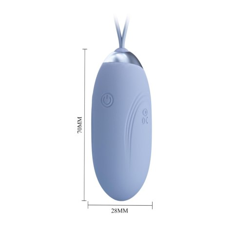 PRETTY LOVE - JENNY Dream chaser 1, Blue, Wireless remote control 12 vibration functions Pretty Love