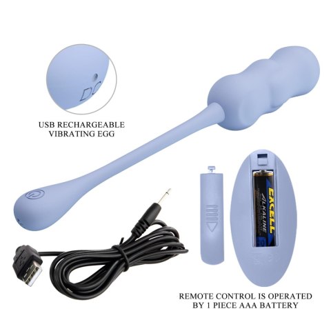 PRETTY LOVE - LESHY Dream Chaser 4, Blue, 12 vibration functions Wireless remote control Pretty Love