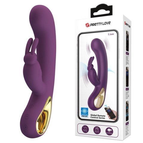 PRETTY LOVE - Liam purple, 12 vibration functions Mobile APP Long-distance Control Pretty Love