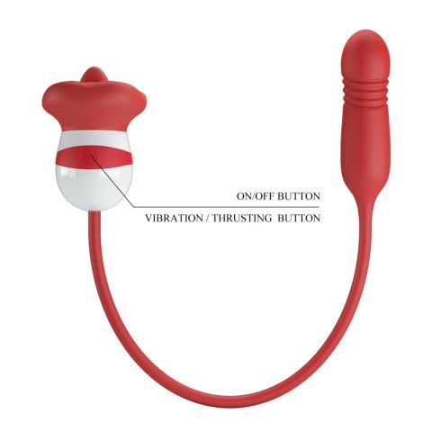 PRETTY LOVE - Ashlynn, 5 vibration functions 5 thrusting settings 5 licking settings Pretty Love