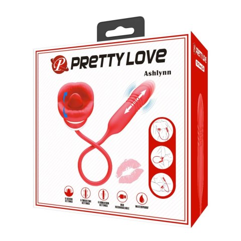 PRETTY LOVE - Ashlynn, 5 vibration functions 5 thrusting settings 5 licking settings Pretty Love