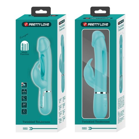 PRETTY LOVE - Kampas Green, 7 vibration functions 4 licking settings Pretty Love