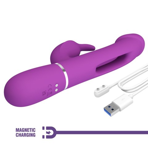 PRETTY LOVE - Kampas Purple, 7 vibration functions 4 licking settings Pretty Love