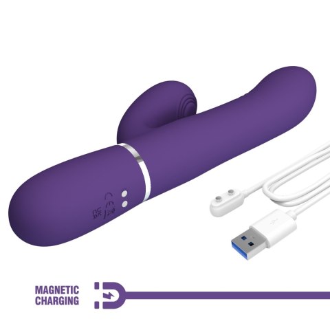 PRETTY LOVE - Mariana dark purple, 7 vibration functions, 7 thrusting settings, 4 rolling functions,4 nodding functions Pretty Love