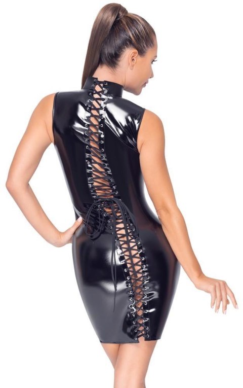 Vinyl Dress Lacing S Black Level