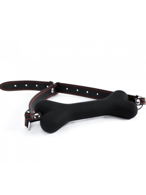 Black Silicone Bone Gag Argus