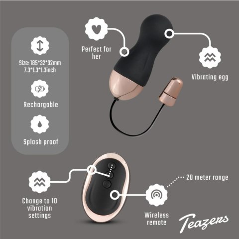 Teazers Vibrating Egg With Remote Control Teazers