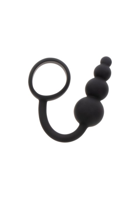 Anal Snake Plug & Penis Ring Black ToyJoy