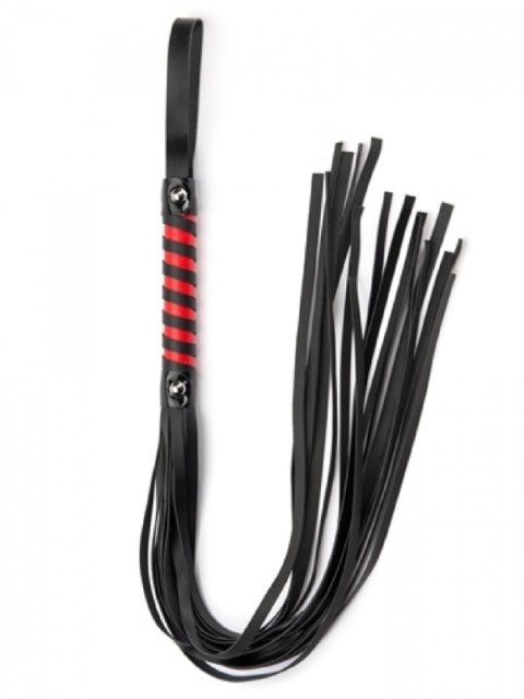 Black Red Long Stripe Flogger Argus