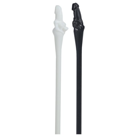 Couples Straws - Black and White S-Line