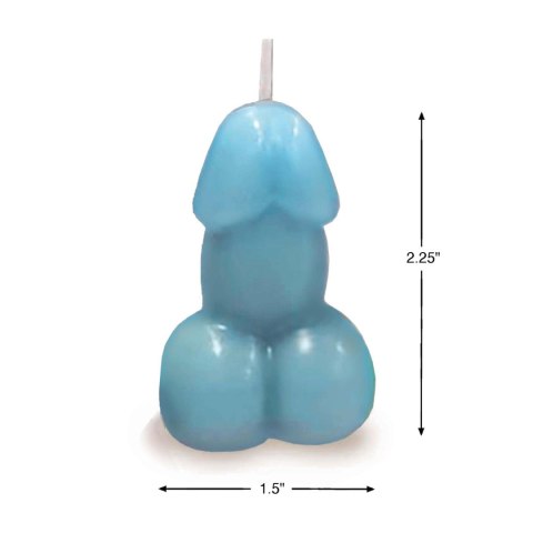 Eden's Candle - Vanilla Scented Penis - Blue LITTLE GENIE PRODUCTIONS