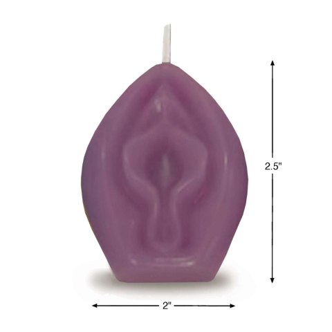 Eden's Candle - Vanilla Scented Vagina - Eggplant LITTLE GENIE PRODUCTIONS