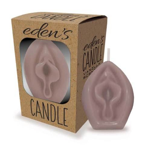 Eden's Candle - Vanilla Scented Vagina - Taupe LITTLE GENIE PRODUCTIONS