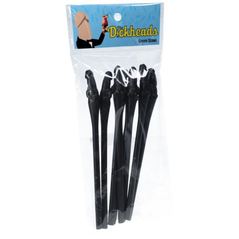 Groom Straws - Black S-Line