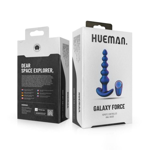 Hueman - Galaxy Force Vibrating Butt Plug with Remote ONE-DC B.V.