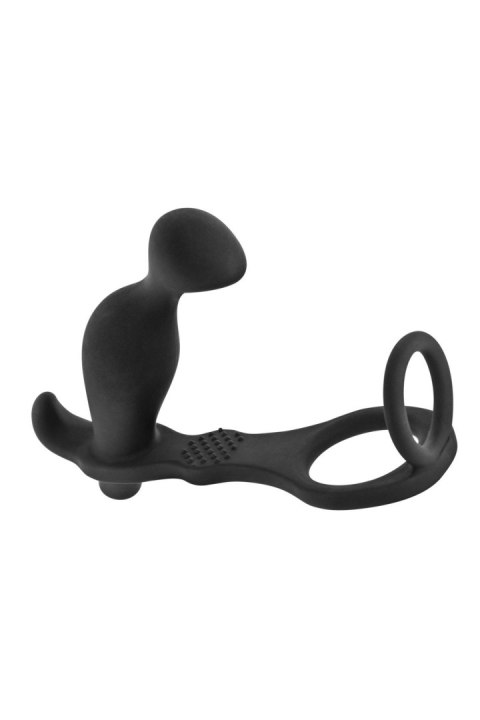 PROSTATE STIMULATOR COCKRING PLUG AP070 BLACK Blue Junker