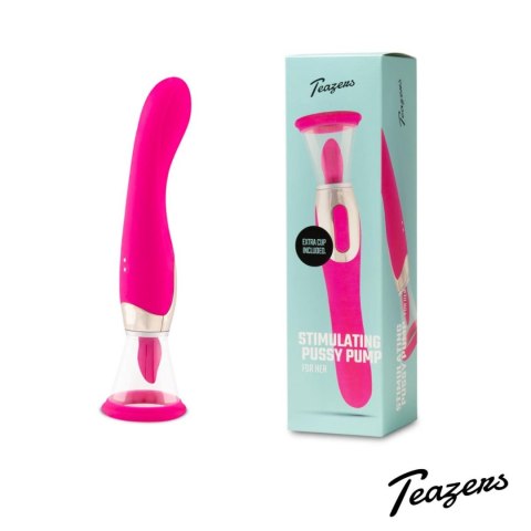 Pleasure Pump With G-Spot Vibrator - Pink Teazers