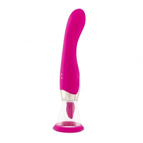 Pleasure Pump With G-Spot Vibrator - Pink Teazers