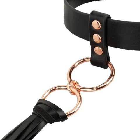 Rosy Gold - Collar with Flogger - Black ONE-DC B.V.